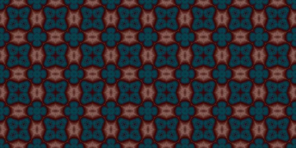 Weites Nahtloses Muster Abstraktes Gewebe Kaleidoskop — Stockfoto