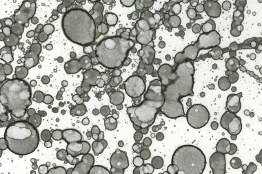 Alkol mürekkebi ve suluboya içeren soyut sanat eserleri. Modern sanat. İç resim