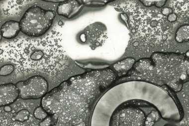 Alkol mürekkebi ve suluboya içeren soyut sanat eserleri. Modern sanat. İç resim