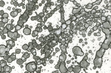 Alkol mürekkebi ve suluboya içeren soyut sanat eserleri. Modern sanat. İç resim