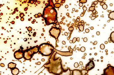 Alkol mürekkebi ve suluboya içeren soyut sanat eserleri. Modern sanat. İç resim