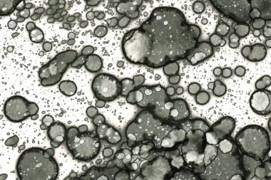 Alkol mürekkebi ve suluboya içeren soyut sanat eserleri. Modern sanat. İç resim