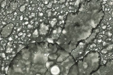 Alkol mürekkebi ve suluboya içeren soyut sanat eserleri. Modern sanat. İç resim