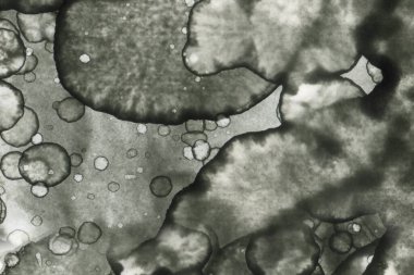 Alkol mürekkebi ve suluboya içeren soyut sanat eserleri. Modern sanat. İç resim