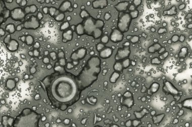 Alkol mürekkebi ve suluboya içeren soyut sanat eserleri. Modern sanat. İç resim