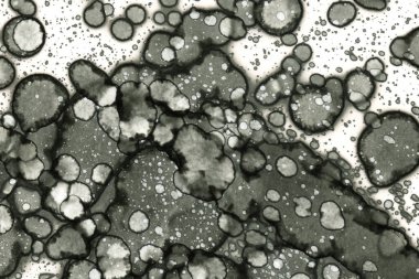 Alkol mürekkebi ve suluboya içeren soyut sanat eserleri. Modern sanat. İç resim