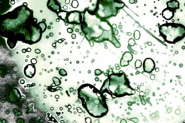 Alkol mürekkebi ve suluboya içeren soyut sanat eserleri. Modern sanat. İç resim