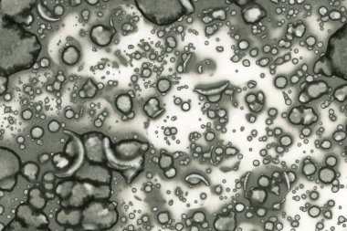 Alkol mürekkebi ve suluboya içeren soyut sanat eserleri. Modern sanat. İç resim