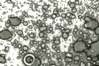 Alkol mürekkebi ve suluboya içeren soyut sanat eserleri. Modern sanat. İç resim