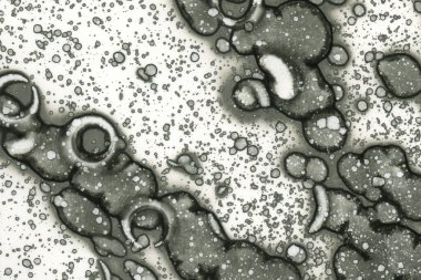 Alkol mürekkebi ve suluboya içeren soyut sanat eserleri. Modern sanat. İç resim