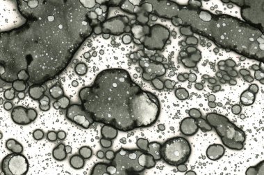 Alkol mürekkebi ve suluboya içeren soyut sanat eserleri. Modern sanat. İç resim