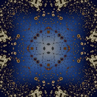 Kusursuz soyut kare deseni. Modern sanatta alkol mürekkebi. Mandala