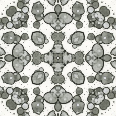 Kusursuz soyut kare deseni. Modern sanatta alkol mürekkebi. Mandala