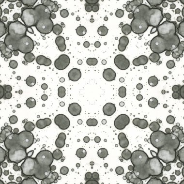 Kusursuz soyut kare deseni. Modern sanatta alkol mürekkebi. Mandala