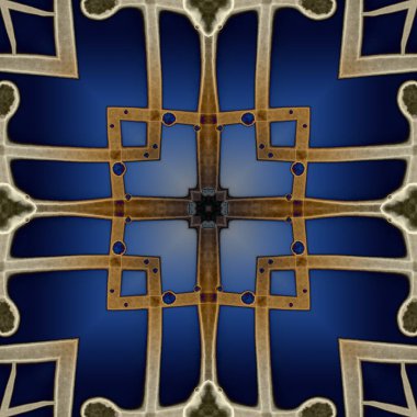 Kusursuz soyut kare deseni. Modern sanatta alkol mürekkebi. Mandala