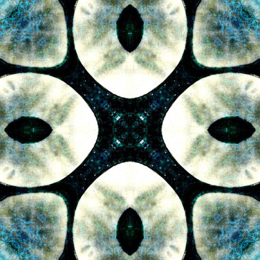 Kusursuz soyut kare deseni. Modern sanatta alkol mürekkebi. Mandala