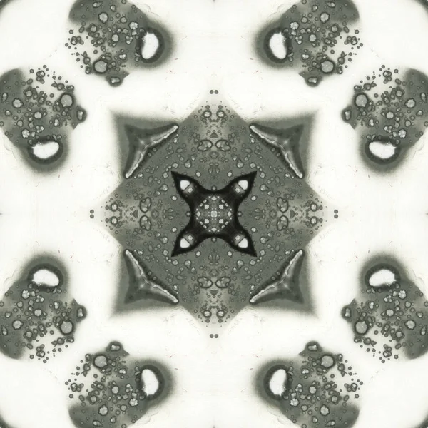 Zökkenőmentes Absztrakt Négyzet Minta Alkoholos Tinta Modern Művészetben Mandala — Stock Fotó