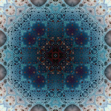 Kusursuz soyut kare deseni. Modern sanatta alkol mürekkebi. Mandala