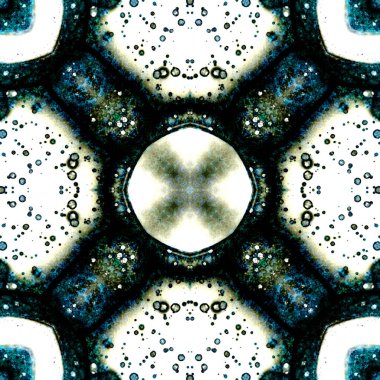 Kusursuz soyut kare deseni. Modern sanatta alkol mürekkebi. Mandala