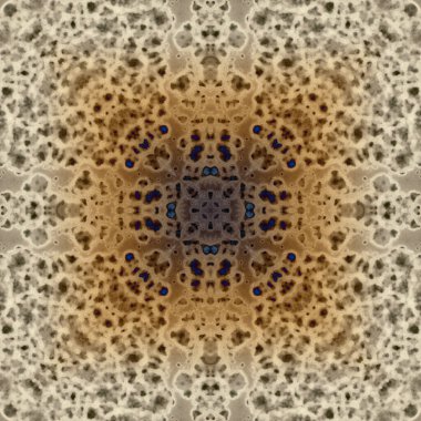 Kusursuz soyut kare deseni. Modern sanatta alkol mürekkebi. Mandala