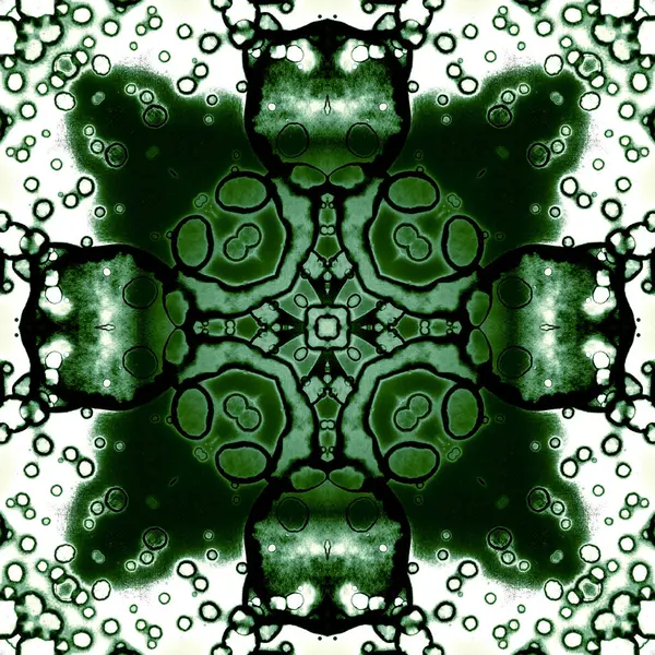 Kusursuz soyut kare deseni. Modern sanatta alkol mürekkebi. Mandala