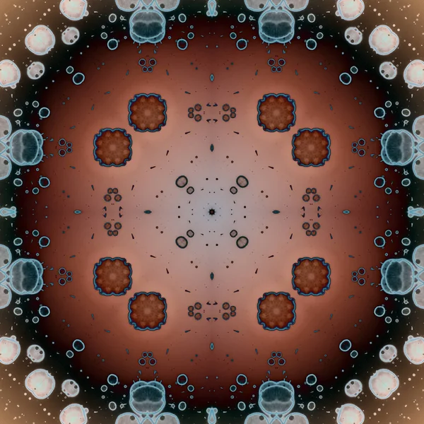 Nahtlose Abstrakte Quadratische Muster Alkohol Der Modernen Kunst Mandala — Stockfoto