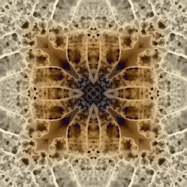 Kusursuz soyut kare deseni. Modern sanatta alkol mürekkebi. Mandala