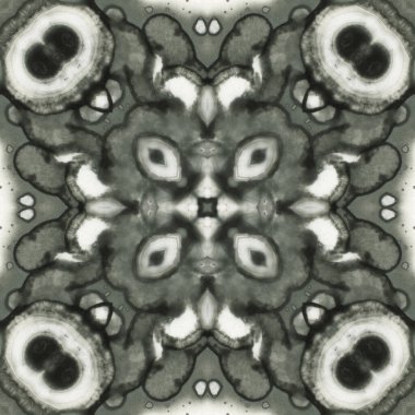 Kusursuz soyut kare deseni. Modern sanatta alkol mürekkebi. Mandala