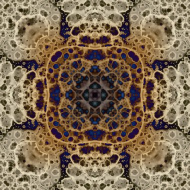 Kusursuz soyut kare deseni. Modern sanatta alkol mürekkebi. Mandala