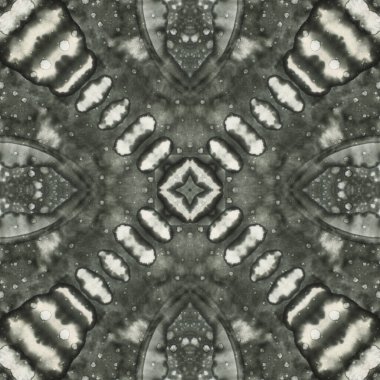 Kusursuz soyut kare deseni. Modern sanatta alkol mürekkebi. Mandala
