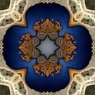 Kusursuz soyut kare deseni. Modern sanatta alkol mürekkebi. Mandala