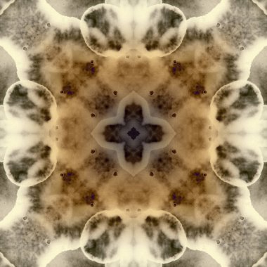 Kusursuz soyut kare deseni. Modern sanatta alkol mürekkebi. Mandala