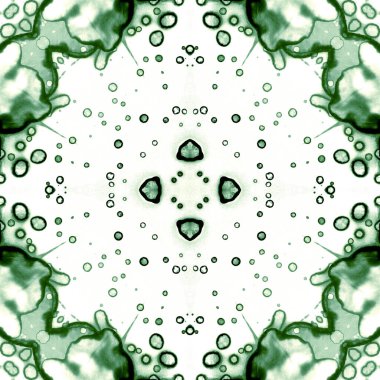 Kusursuz soyut kare deseni. Modern sanatta alkol mürekkebi. Mandala