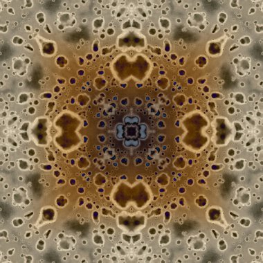 Kusursuz soyut kare deseni. Modern sanatta alkol mürekkebi. Mandala