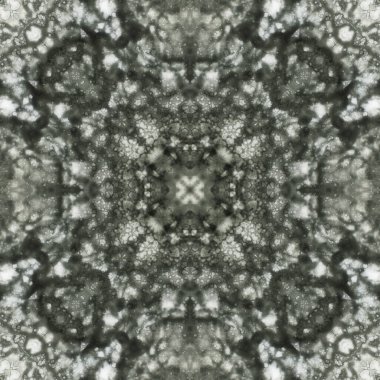 Kusursuz soyut kare deseni. Modern sanatta alkol mürekkebi. Mandala