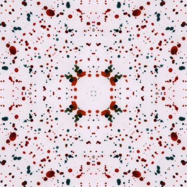 Kusursuz soyut kare deseni. Modern sanatta alkol mürekkebi. Mandala