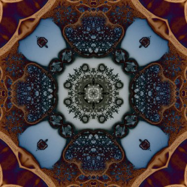 Kusursuz soyut kare deseni. Modern sanatta alkol mürekkebi. Mandala