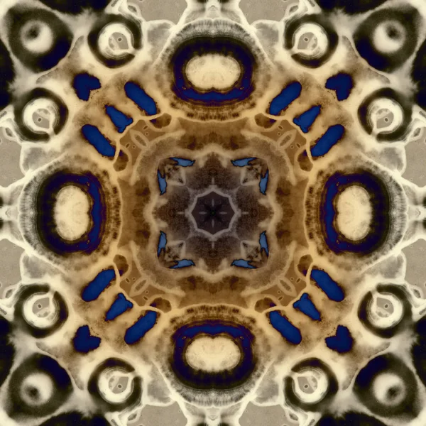 stock image Seamless abstract square pattern. Alcohol ink in modern art. Mandala