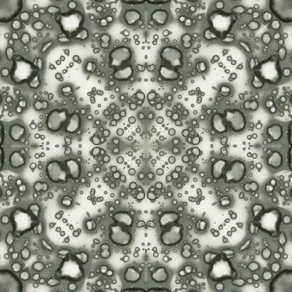 无缝隙的抽象正方形图案 现代艺术中的酒精油墨 曼达拉 — 图库照片