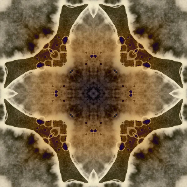 Kusursuz soyut kare deseni. Modern sanatta alkol mürekkebi. Mandala