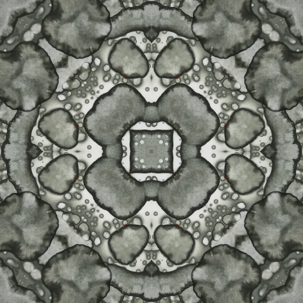 Nahtlose Abstrakte Quadratische Muster Alkohol Der Modernen Kunst Mandala — Stockfoto