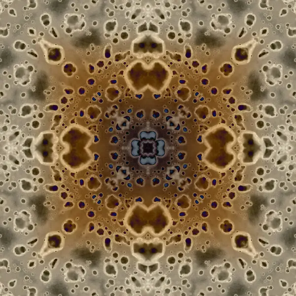 Kusursuz soyut kare deseni. Modern sanatta alkol mürekkebi. Mandala