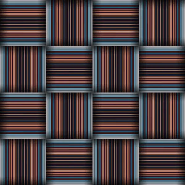 Abstract Seamless Woven Pattern Texture Square Seamless Pattern Stripes Lines — Stock Photo, Image