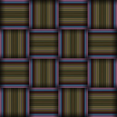 Soyut, dikişsiz, dokuma desenli doku. Kare, pürüzsüz desen. Çizgiler ve kareler.