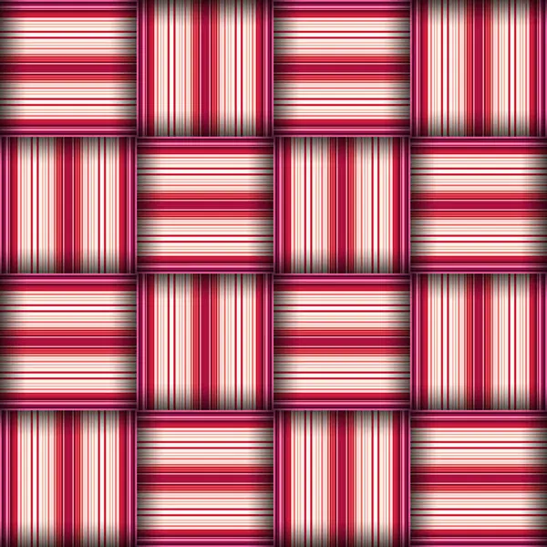 Abstraktní Bezešvé Tkaniny Vzor Textury Bezešvé Čtvercové Vzory Červené Pruhy — Stock fotografie