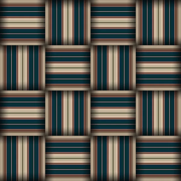 Abstract Seamless Woven Pattern Texture Square Seamless Pattern Stripes Lines — Stock Photo, Image