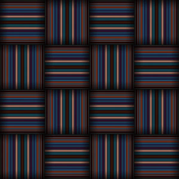 Abstraktní Bezešvé Tkaniny Vzor Textury Bezešvé Čtvercové Vzory Pruhy Čáry — Stock fotografie