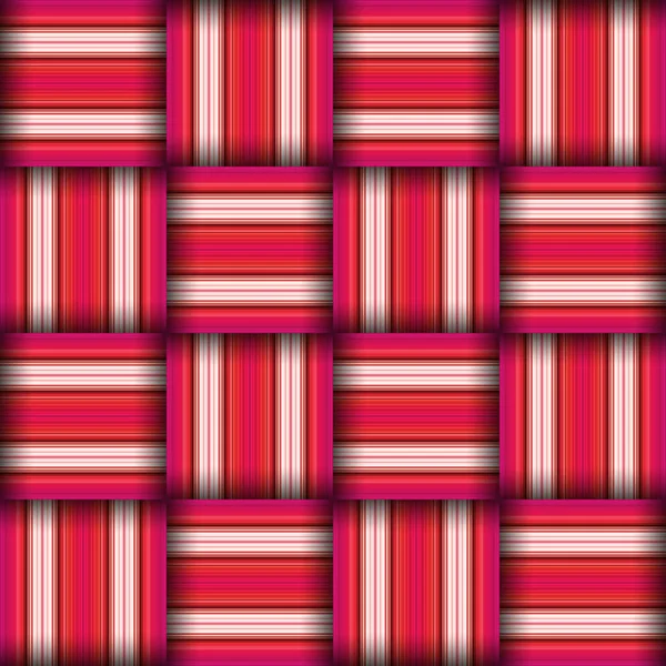 Abstracte Naadloze Geweven Patroon Textuur Vierkant Naadloos Patroon Rode Strepen — Stockfoto