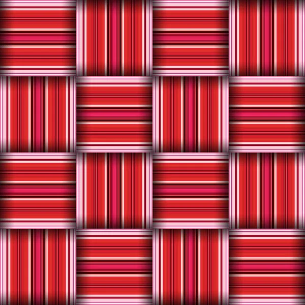 Abstraktní Bezešvé Tkaniny Vzor Textury Bezešvé Čtvercové Vzory Červené Pruhy — Stock fotografie