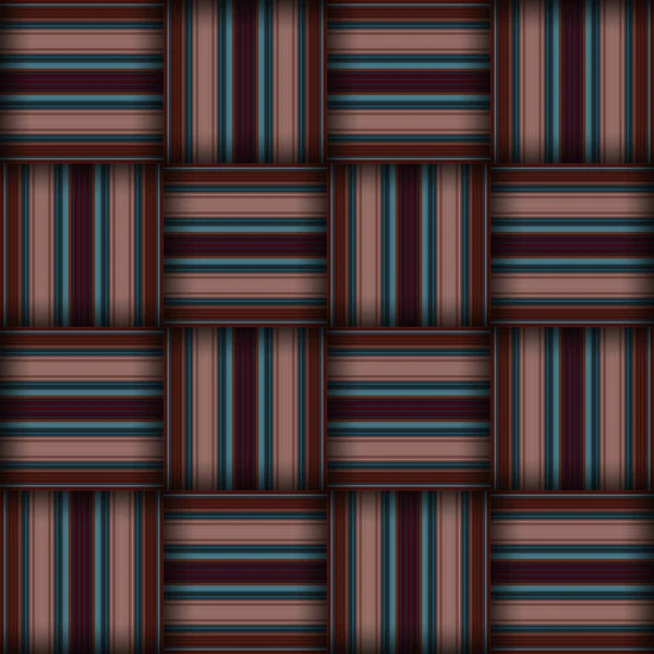 Abstrakcyjny Bezszwowy Wzór Tkaniny Tekstury Kwadratowy Wzór Linie Kwadraty Pasków — Zdjęcie stockowe